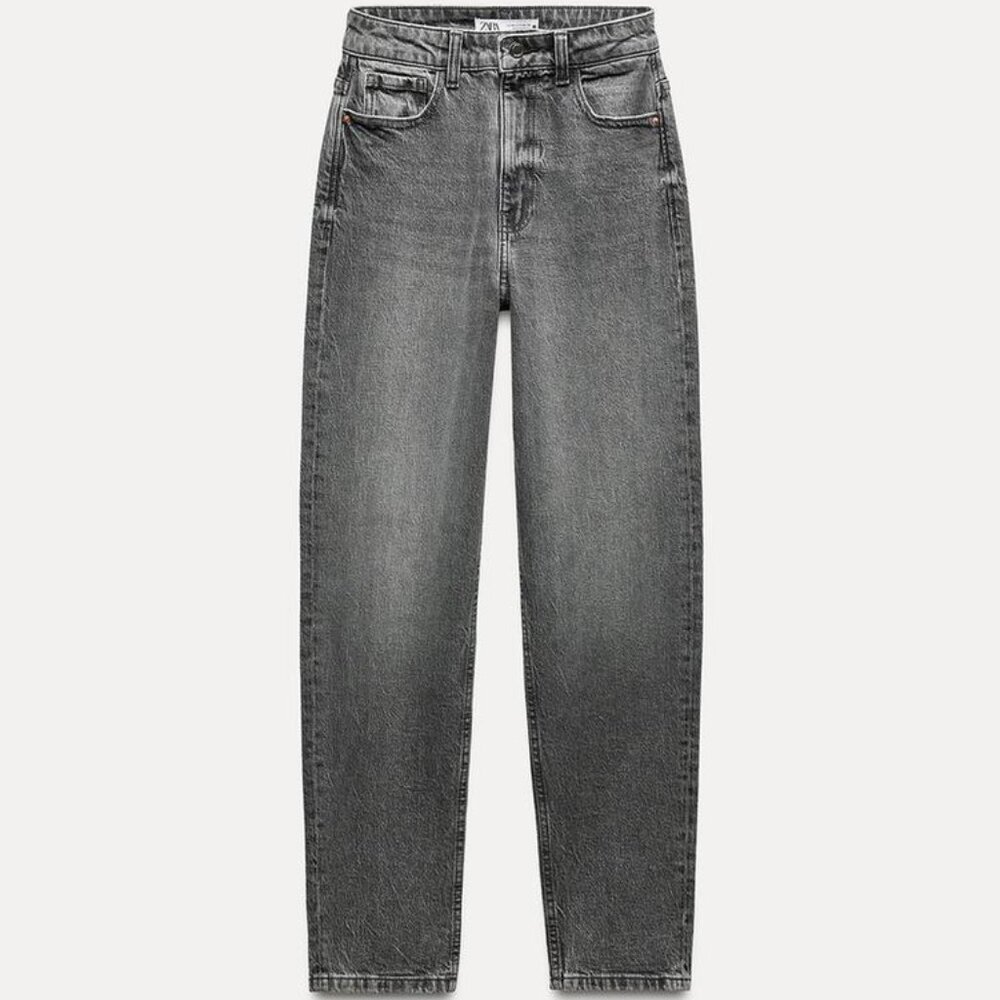 ** ZARA high waist mom fit jeans **